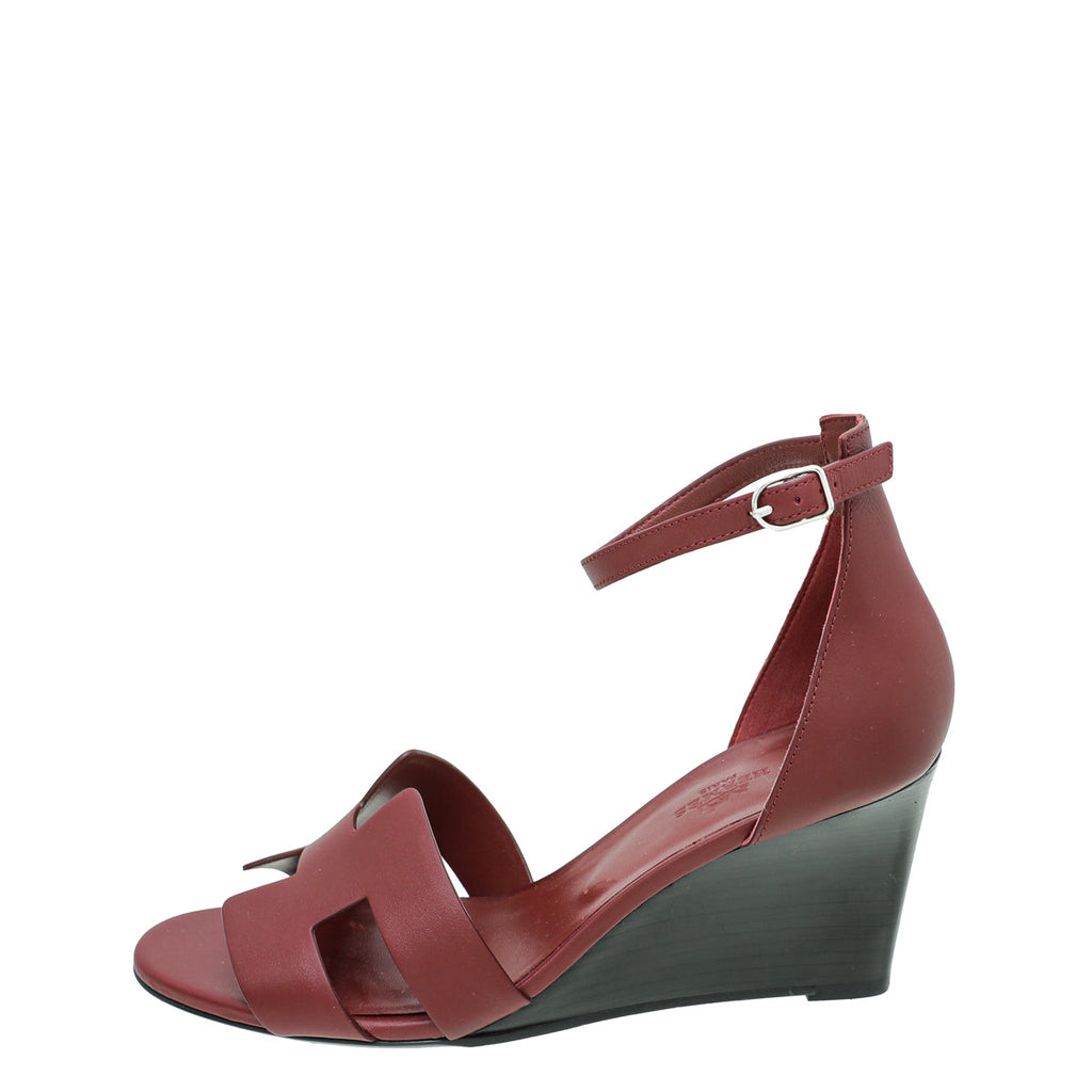 Hermes Rouge H Legend Sandal 39