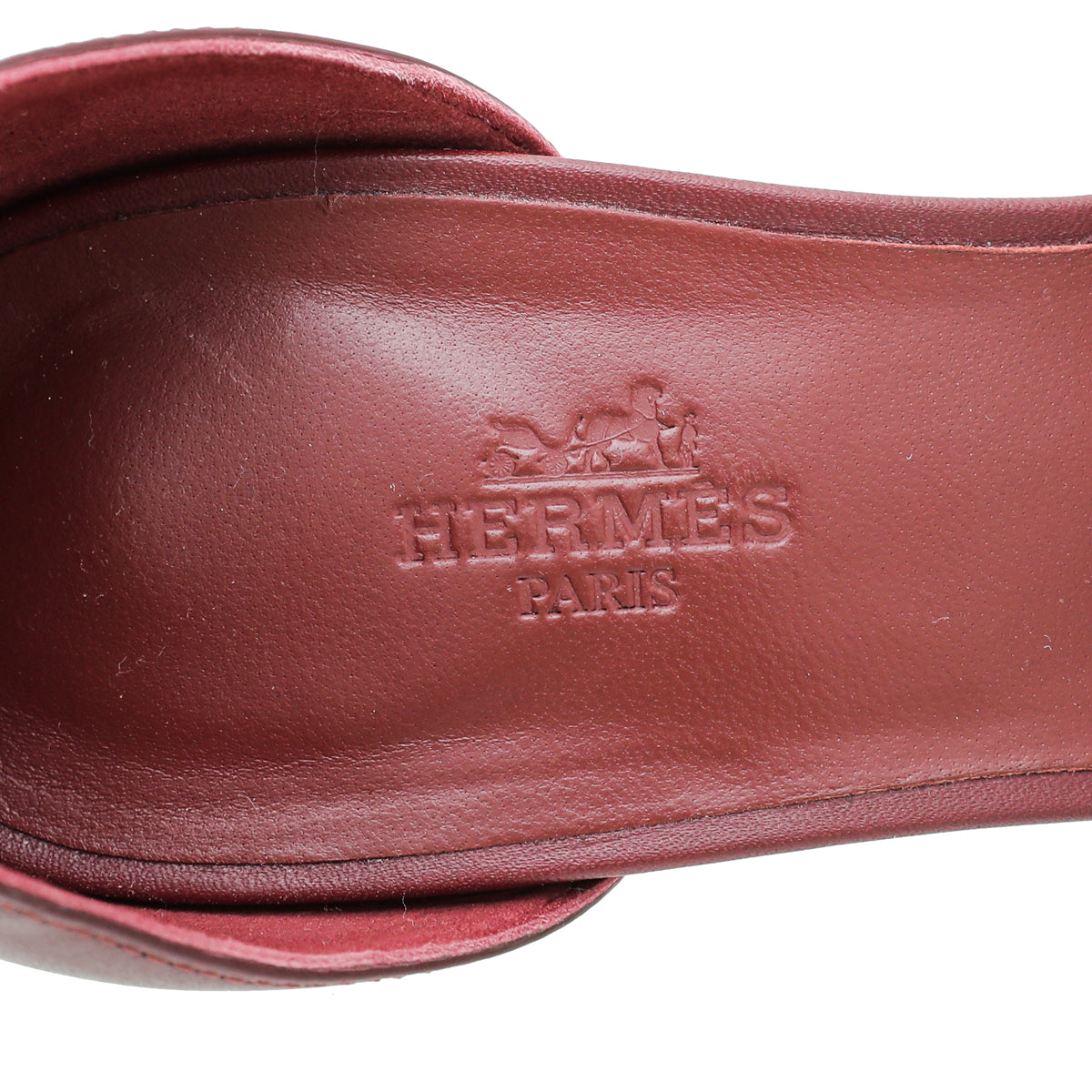Hermes Rouge H Legend Sandal 39