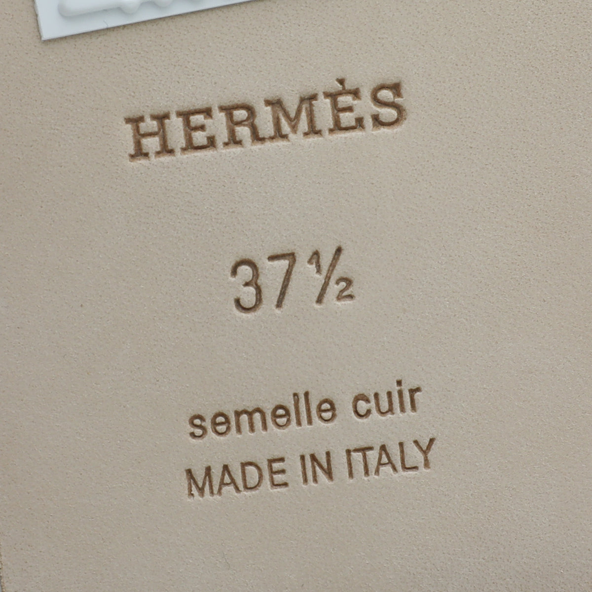 Hermes Rouge Blush Ostrich Oran Sandal 37.5