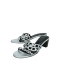 Hermes Gris Argente Tandem Sandal 39