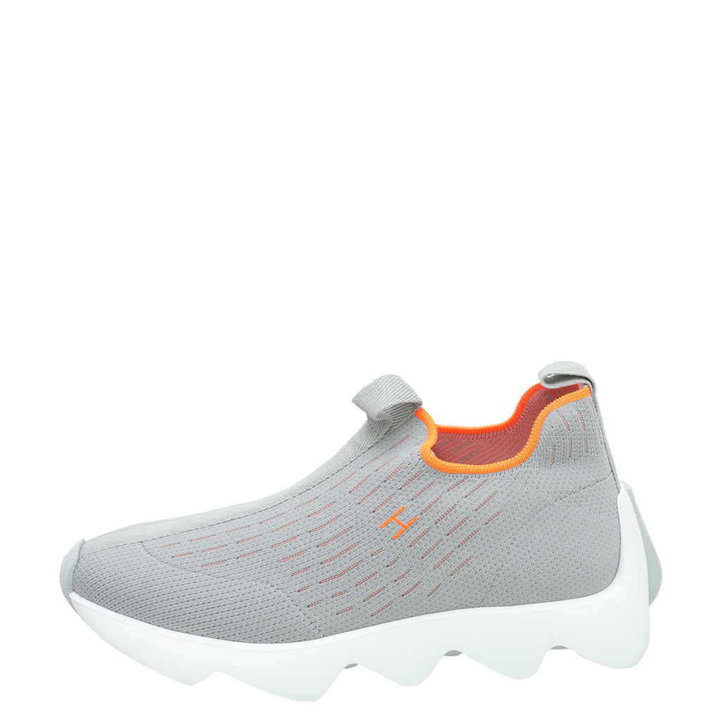 Hermes Gris Clair Eclair Knit Sneaker 36