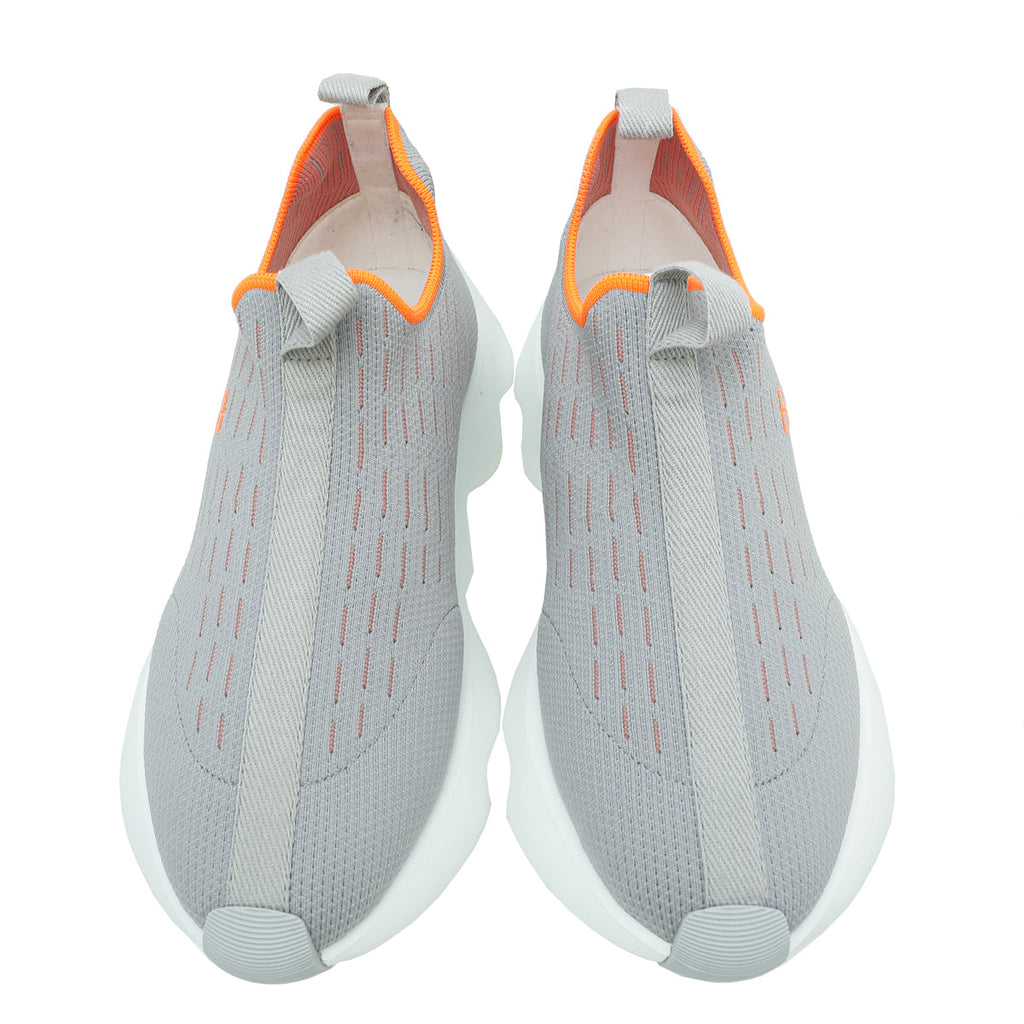 Hermes Gris Clair Eclair Knit Sneaker 36
