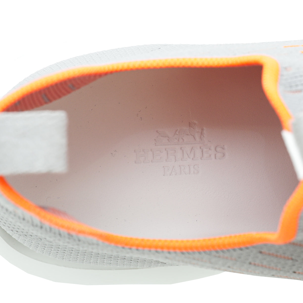 Hermes Gris Clair Eclair Knit Sneaker 36