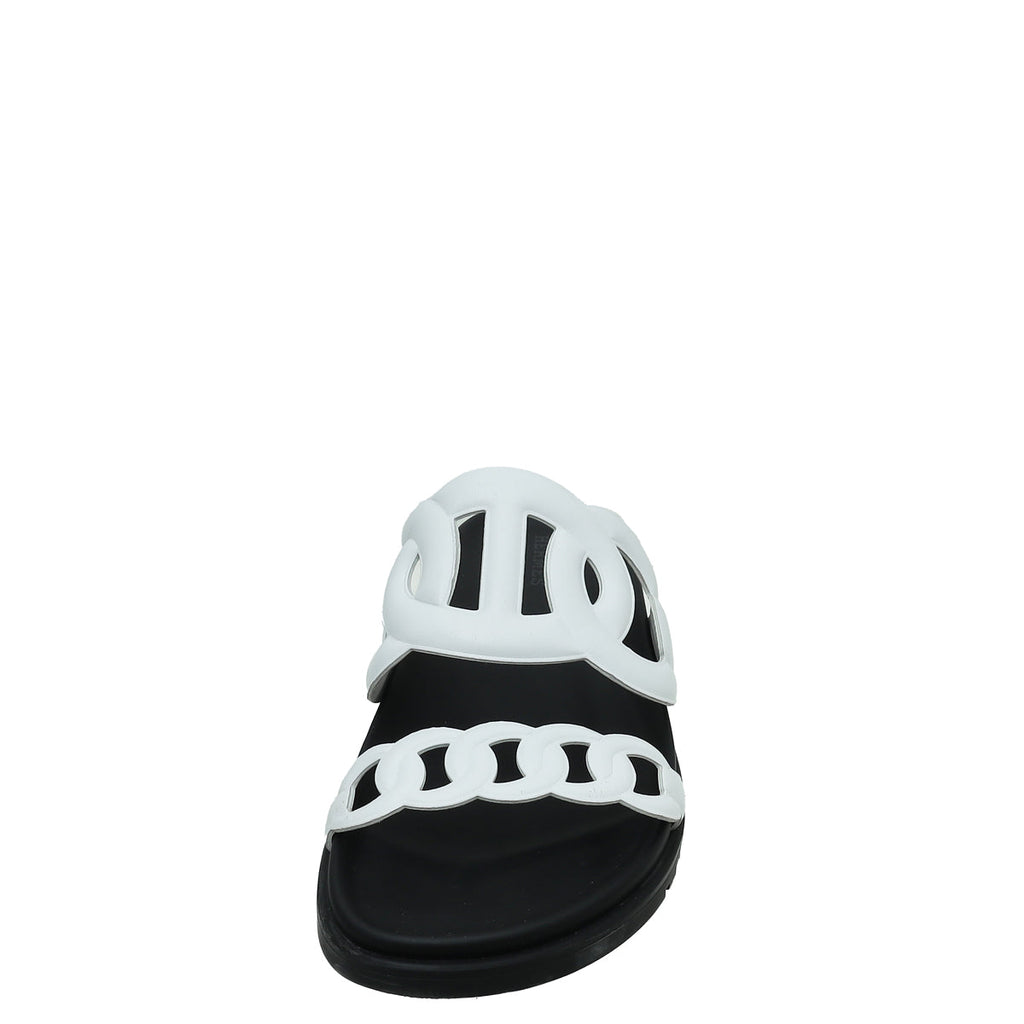 Hermes Bicolor Extra Sandals 38