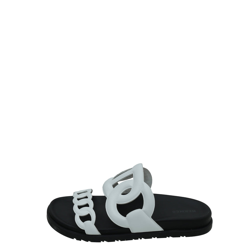Hermes Bicolor Extra Sandals 38