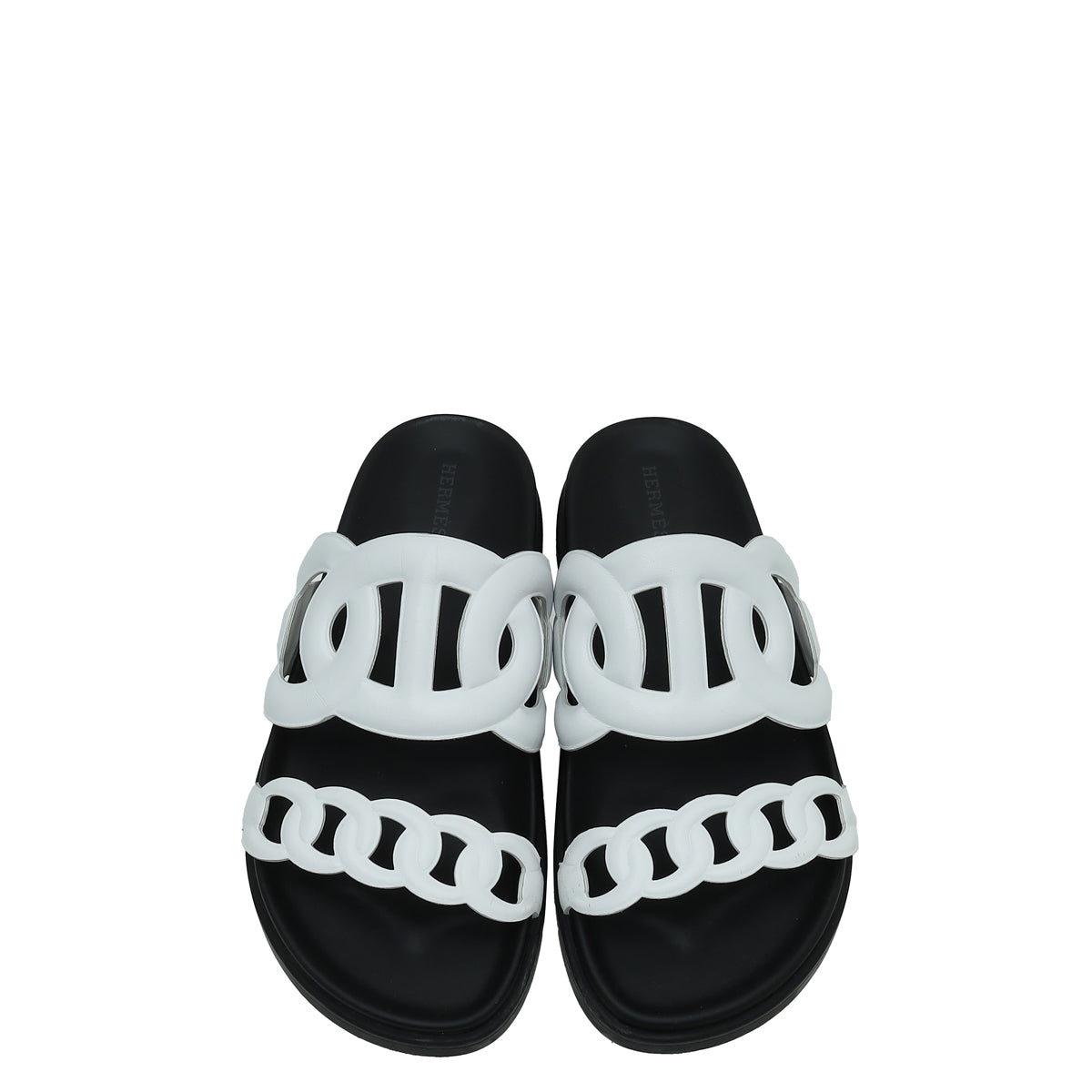 Hermes Bicolor Extra Sandals 38