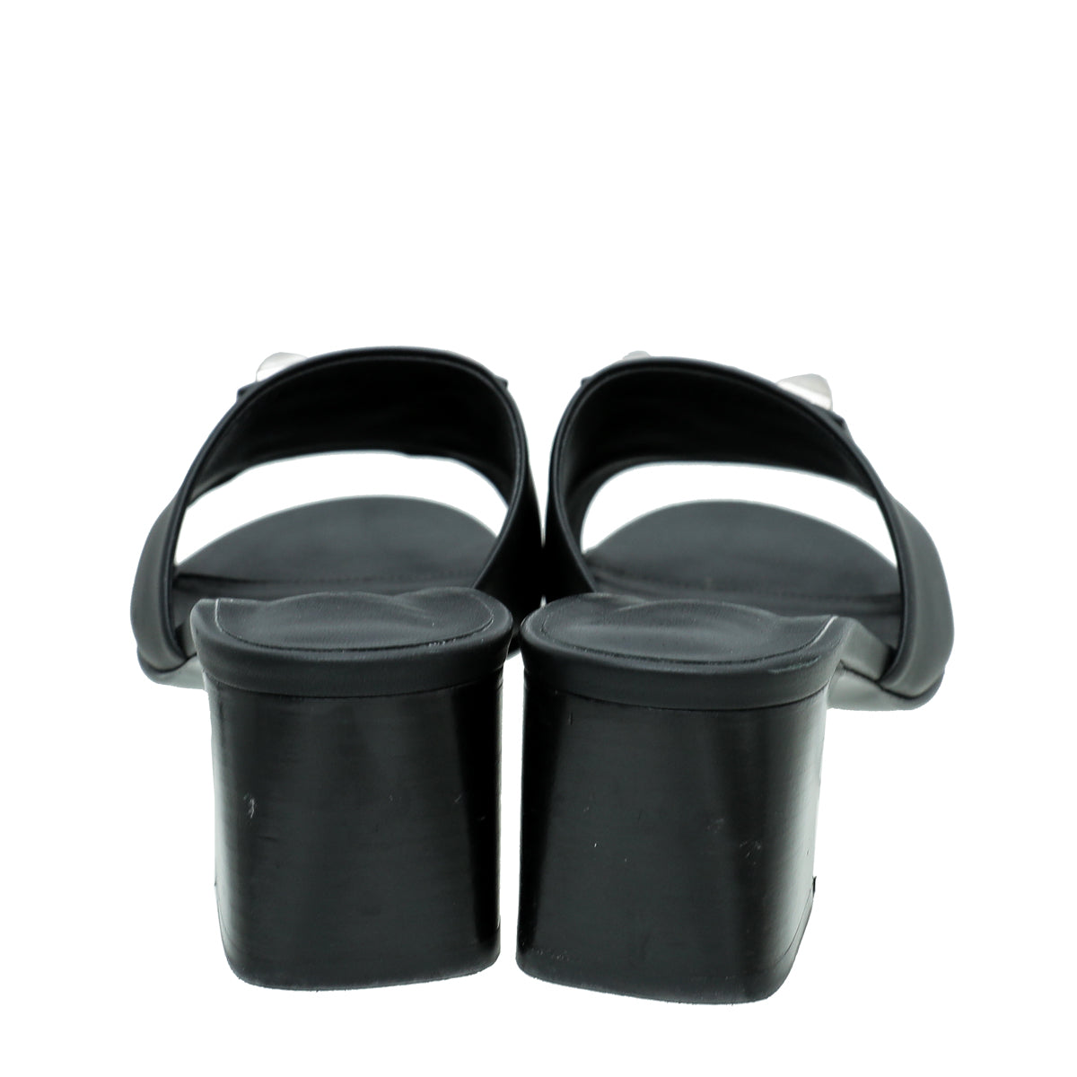 Hermes Noir Dreamy Sandal 38.5