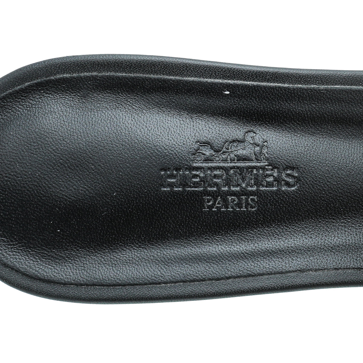 Hermes Noir Dreamy Sandal 38.5
