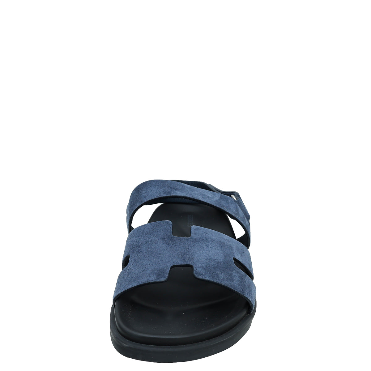 Hermes Bleu Céleste Suede Genius Sandal 42
