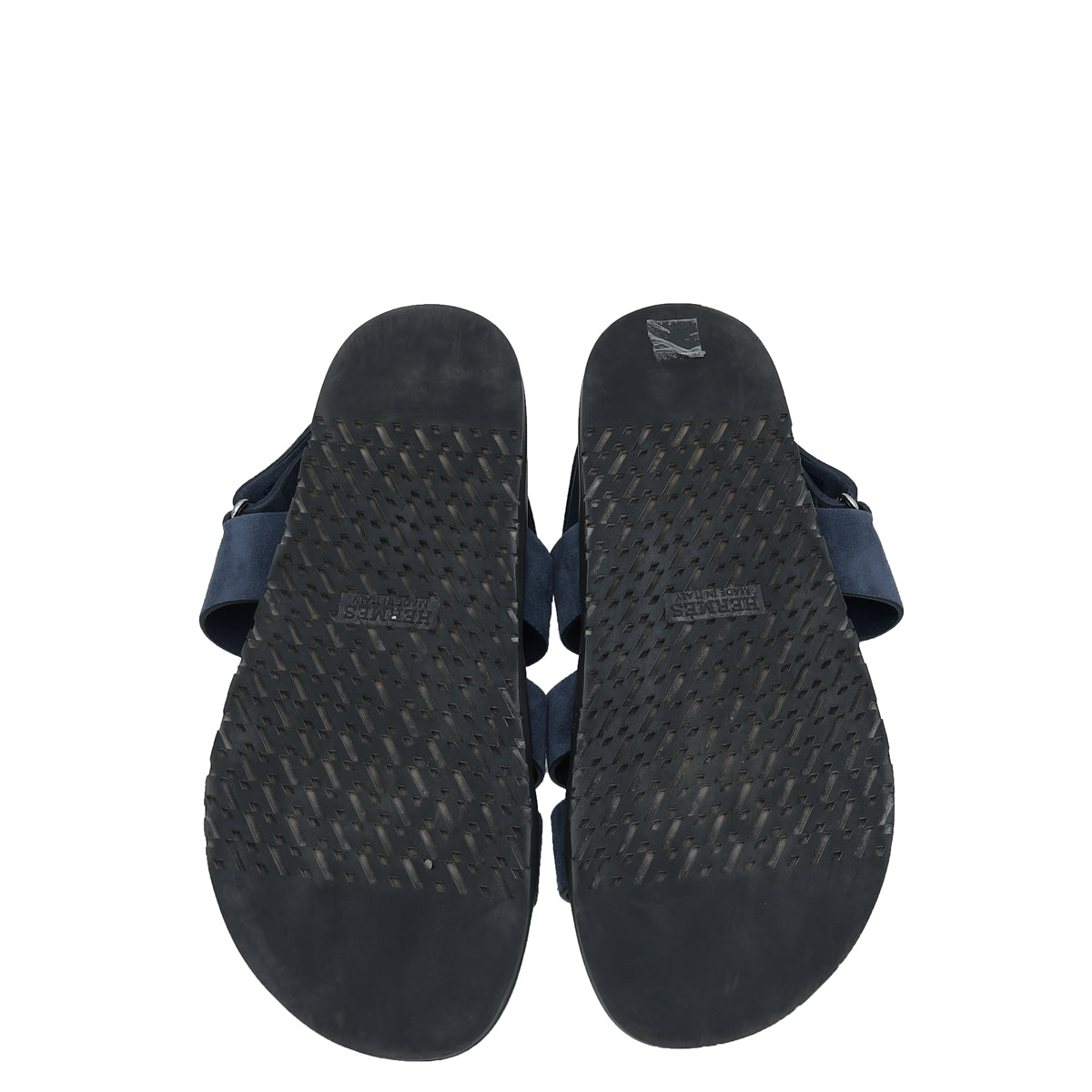 Hermes Bleu Céleste Suede Genius Sandal 42
