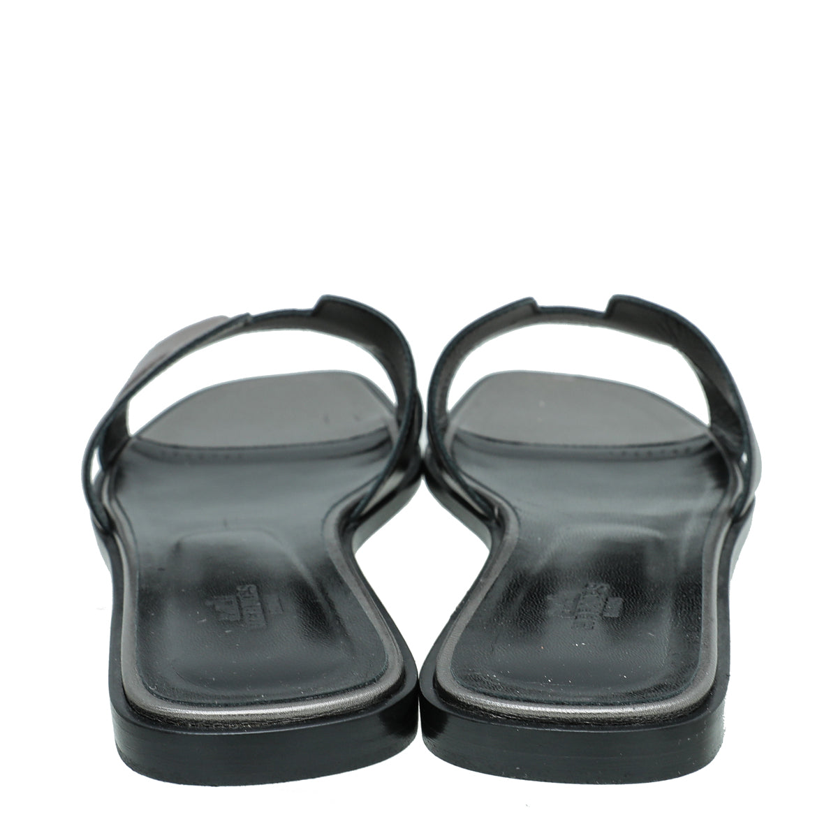 Hermes Bicolor Metallic Nappa Sandal 42