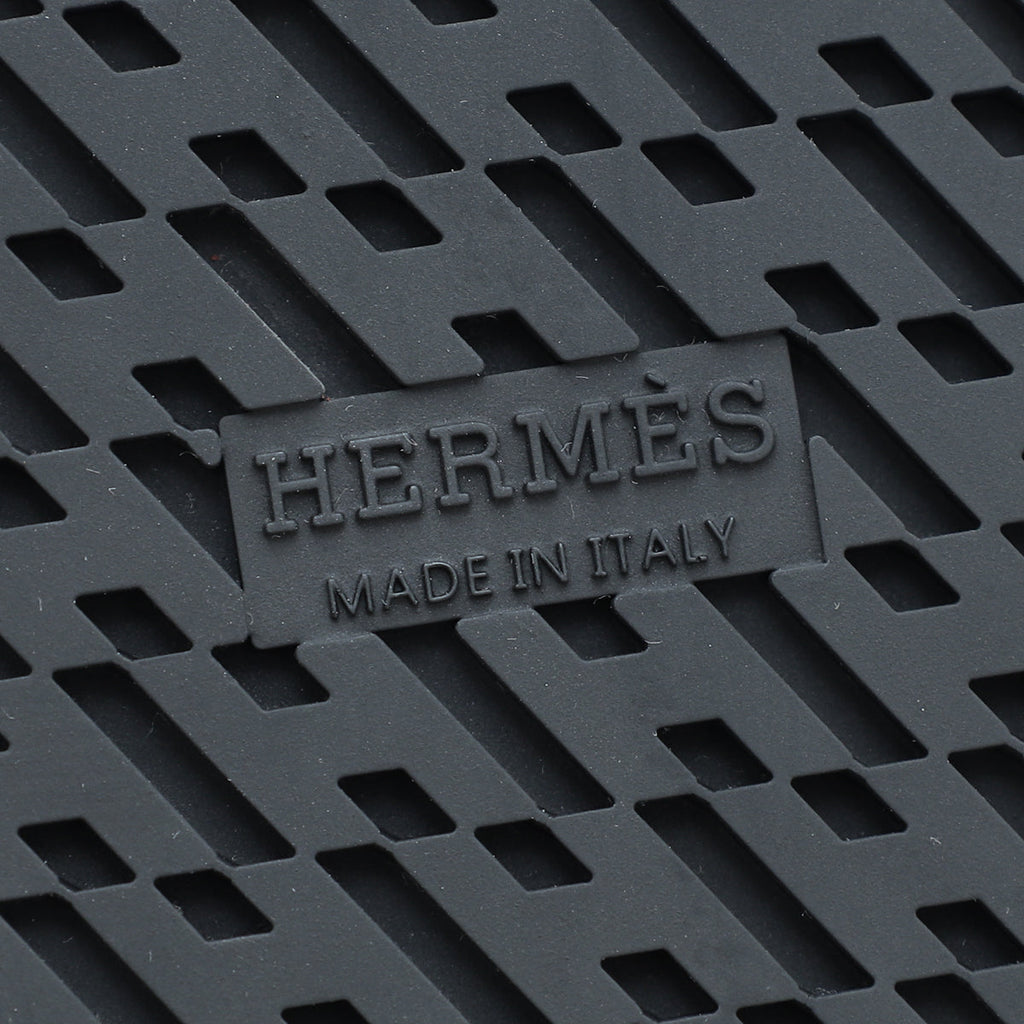 Hermes Noir Chypre Sandal 36.5