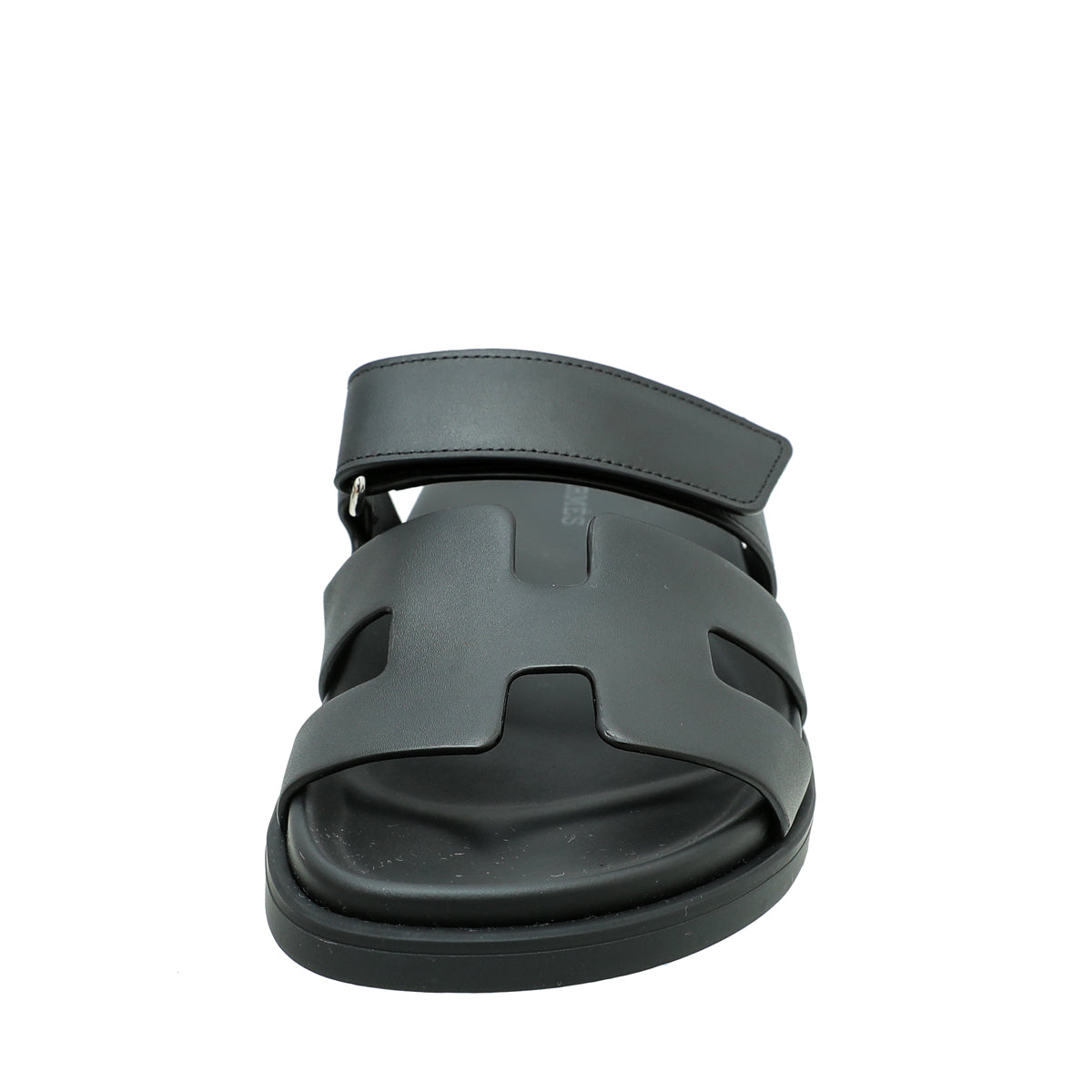 Hermes Black Chypre Sandals 36
