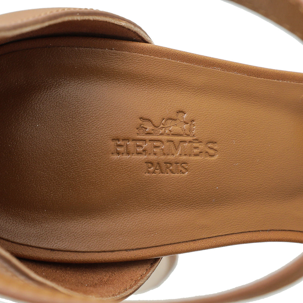 Hermes Gold Legend Sandal 40
