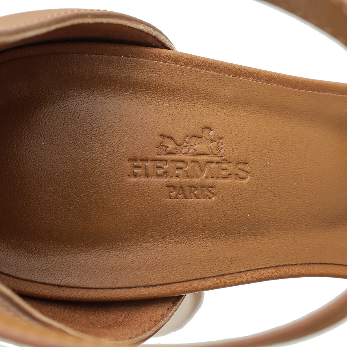 Hermes Gold Legend Sandal 40