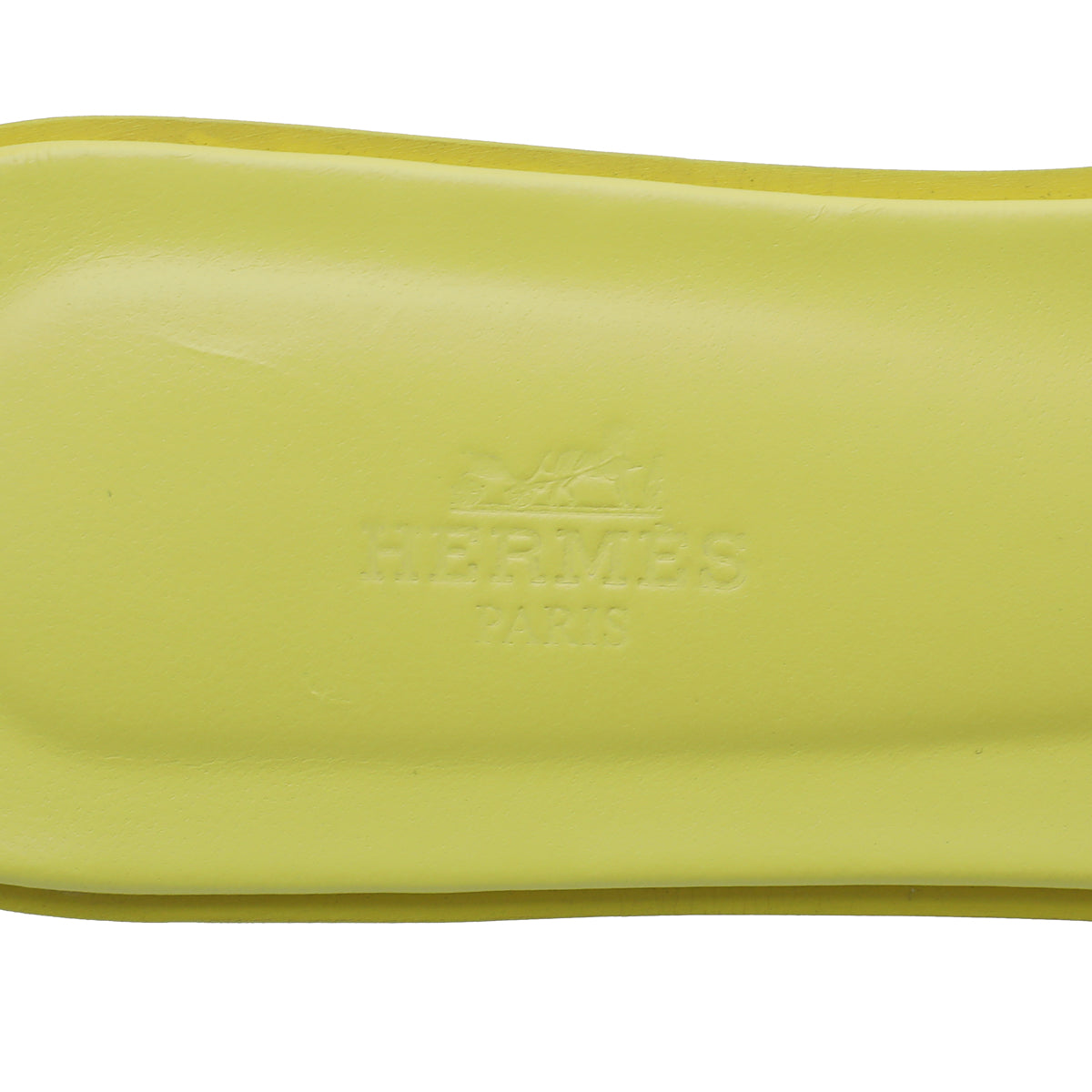 Hermes Jaune Curcuma Oran Sandals 39