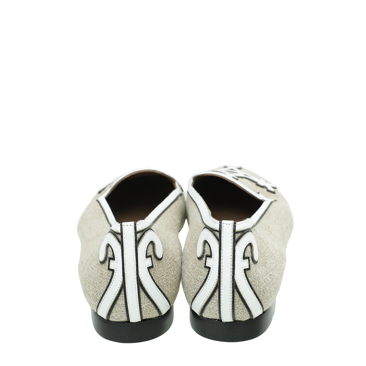 Hermes Bicolor Flat Ballet 37.5