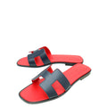 Hermes Bicolor Oran Sandal 37