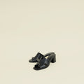 Hermes Noir Helia 60 Sandal 40