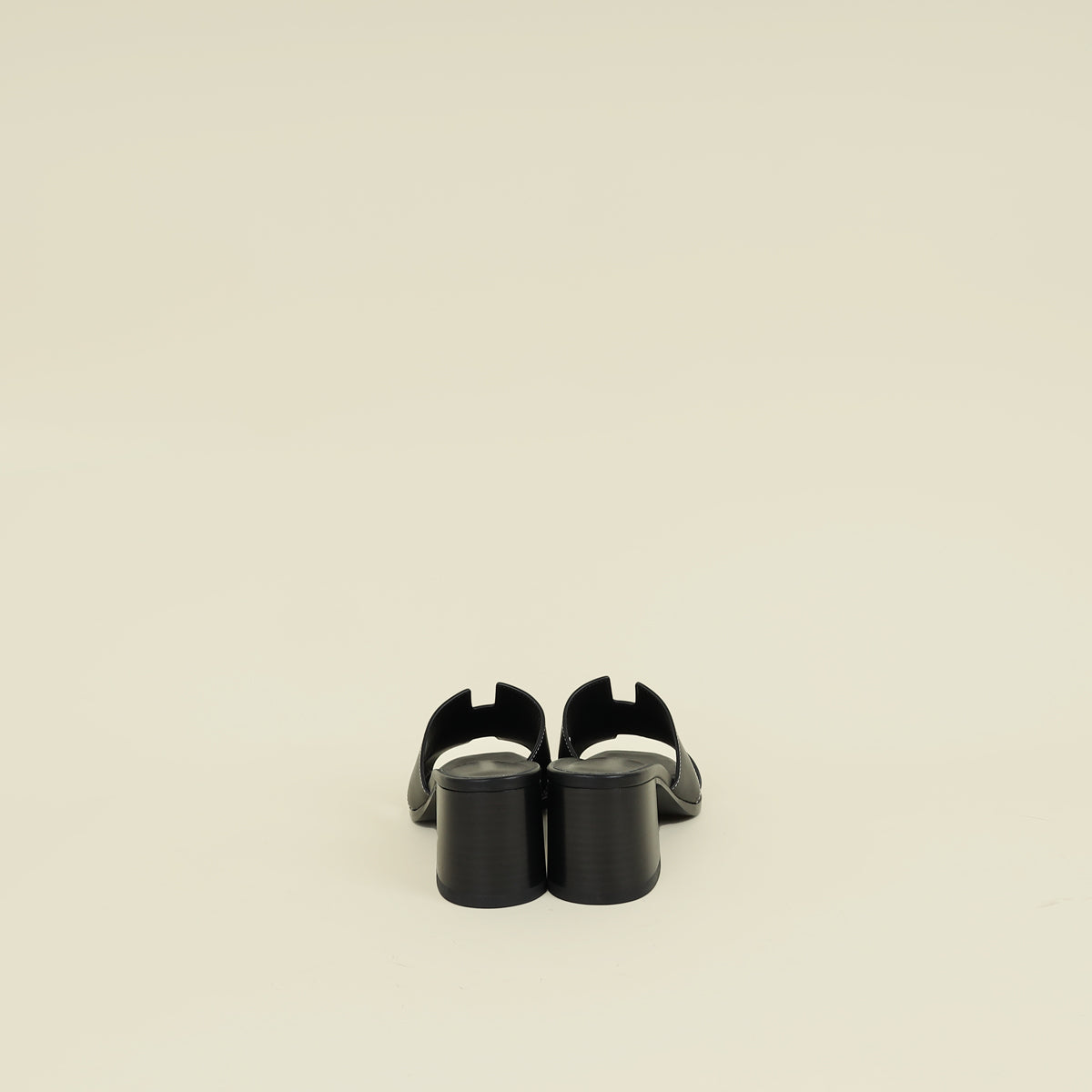 Hermes Noir Helia 60 Sandal 40