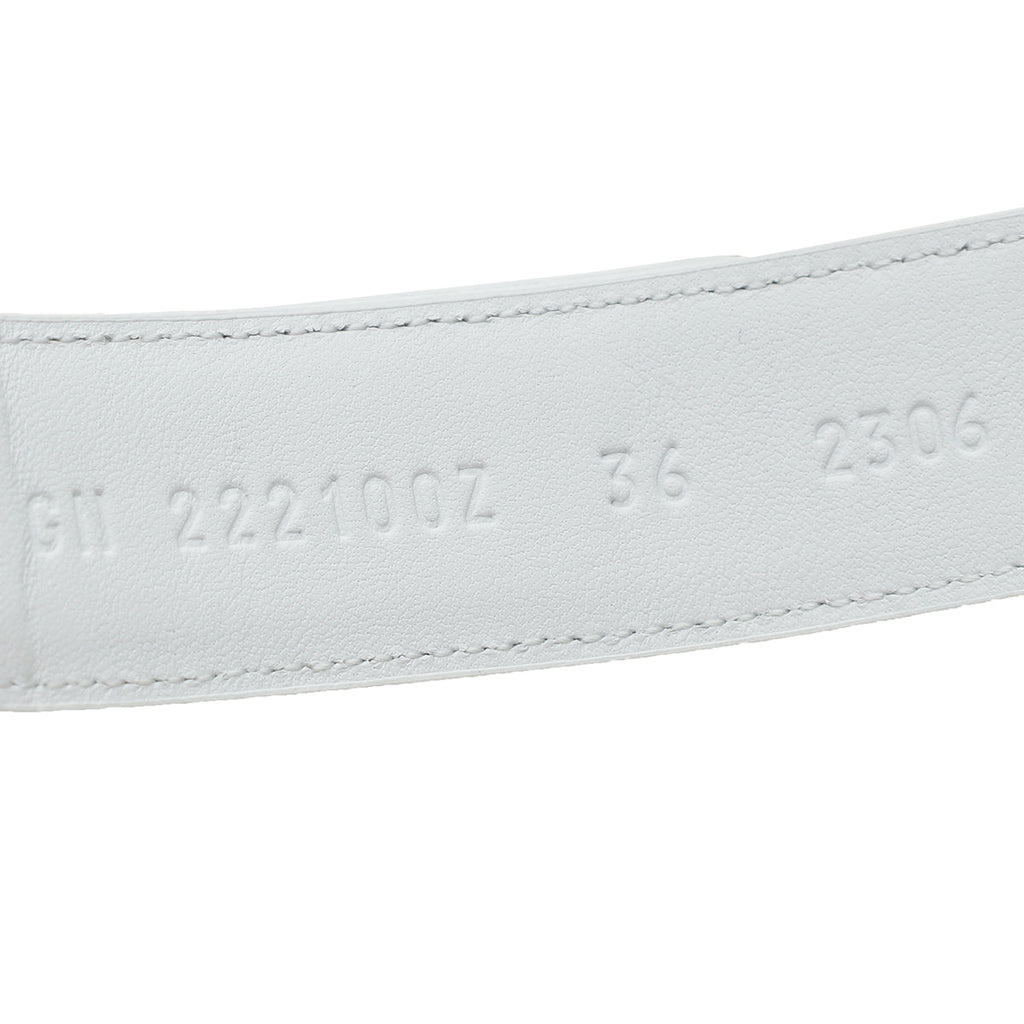 Hermes Blanc Chypre Sandal 36