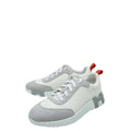 Hermes Bicolor Bouncing Mesh Suede Goatskin Sneaker 37.5