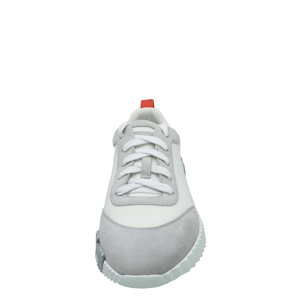Hermes Bicolor Bouncing Mesh Suede Goatskin Sneaker 37.5