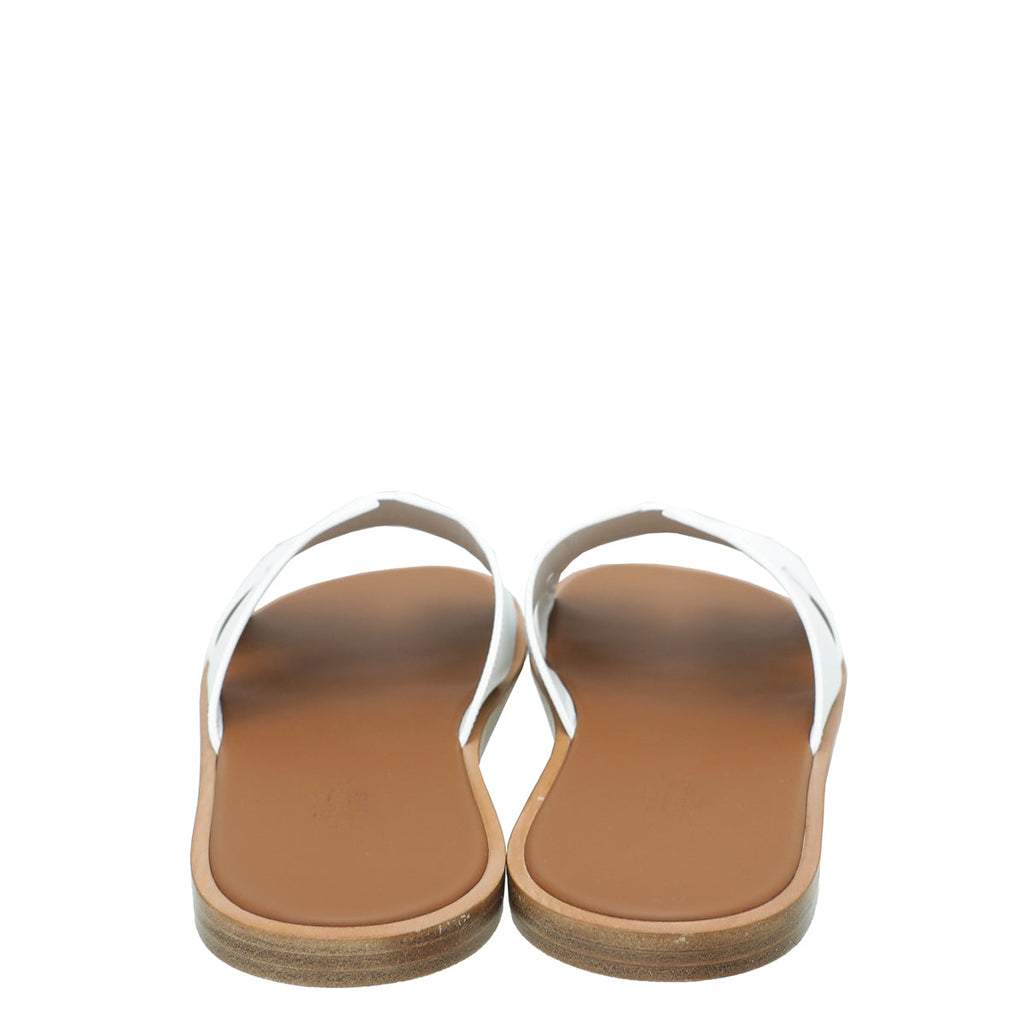 Hermes Blanc Izmir Sandal 43