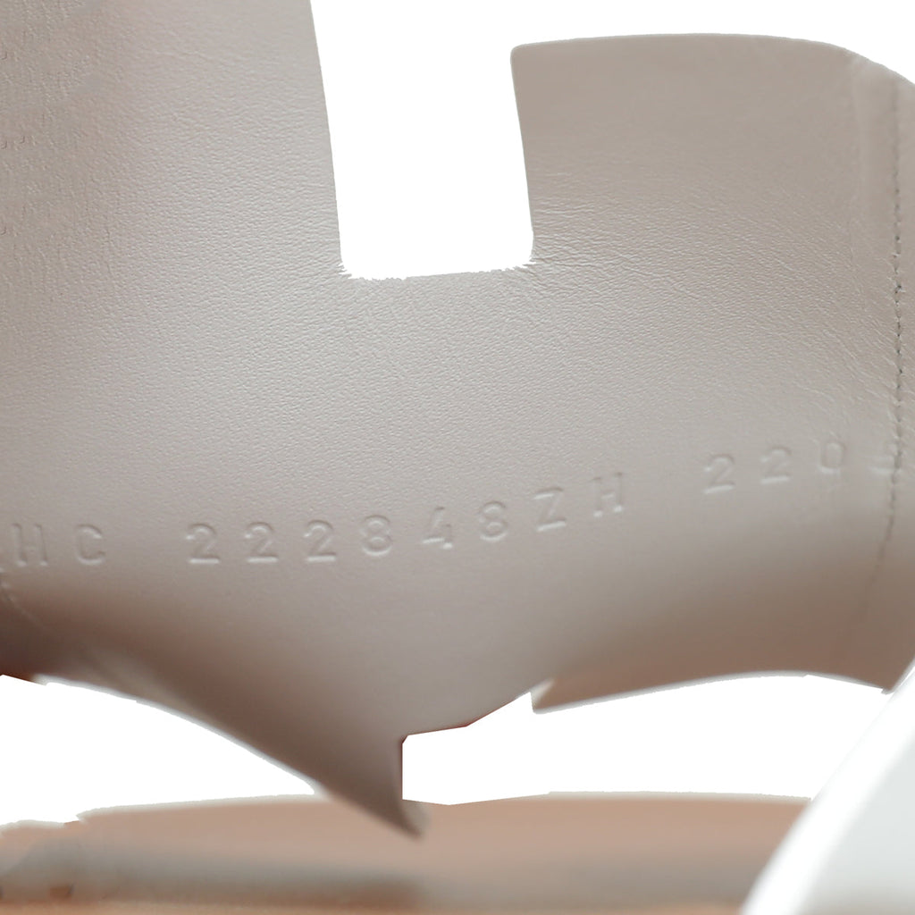 Hermes Blanc Izmir Sandal 43