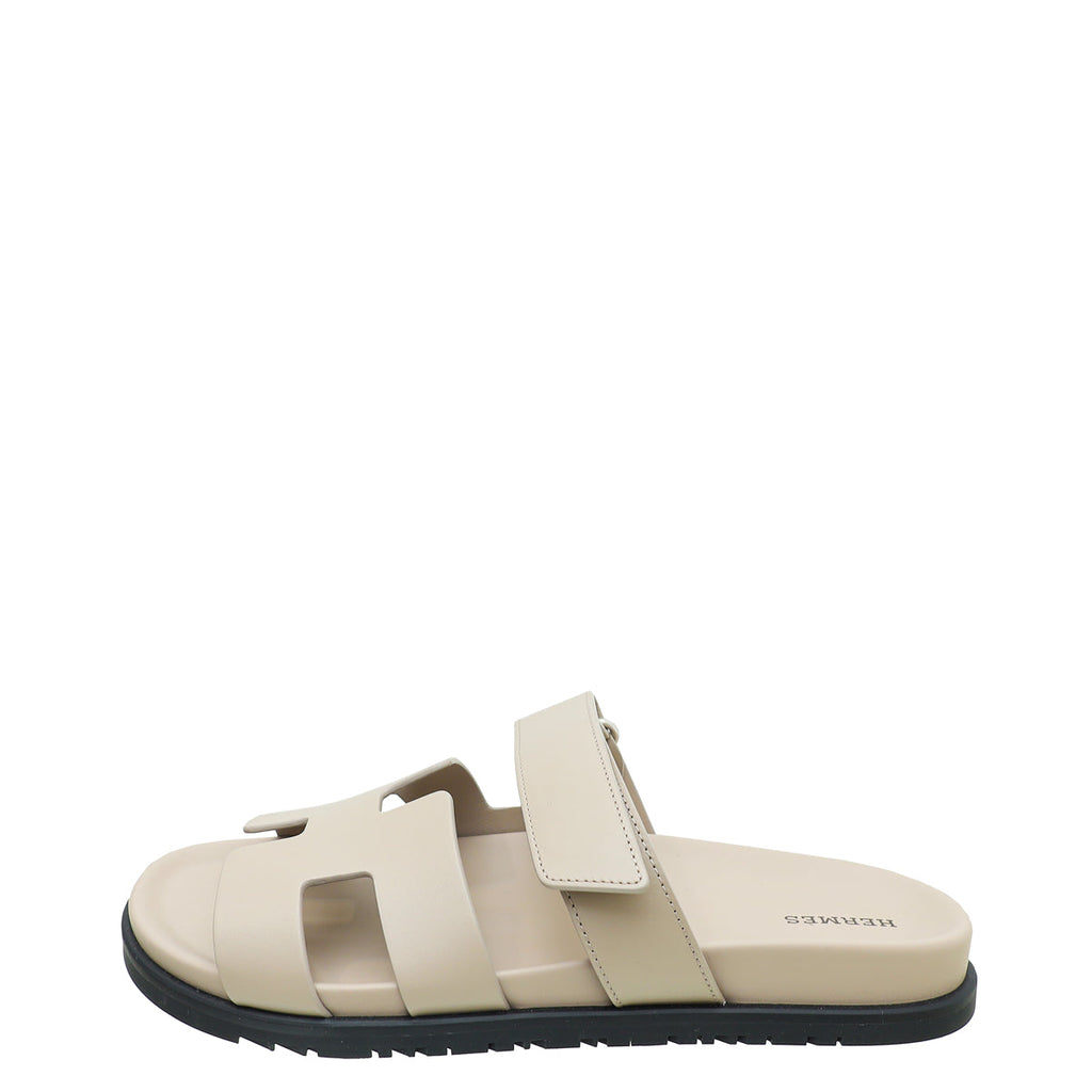 Hermes Beige Mastic Chypre Sandal 41.5
