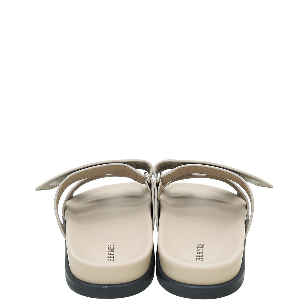 Hermes Beige Mastic Chypre Sandal 41.5