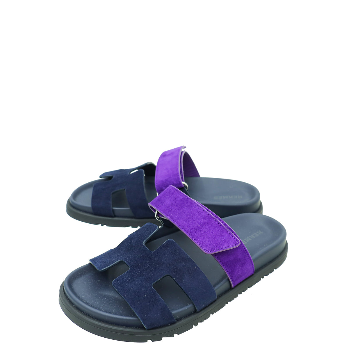 Hermes Bicolor Chypre Goatskin Sandal 35.5