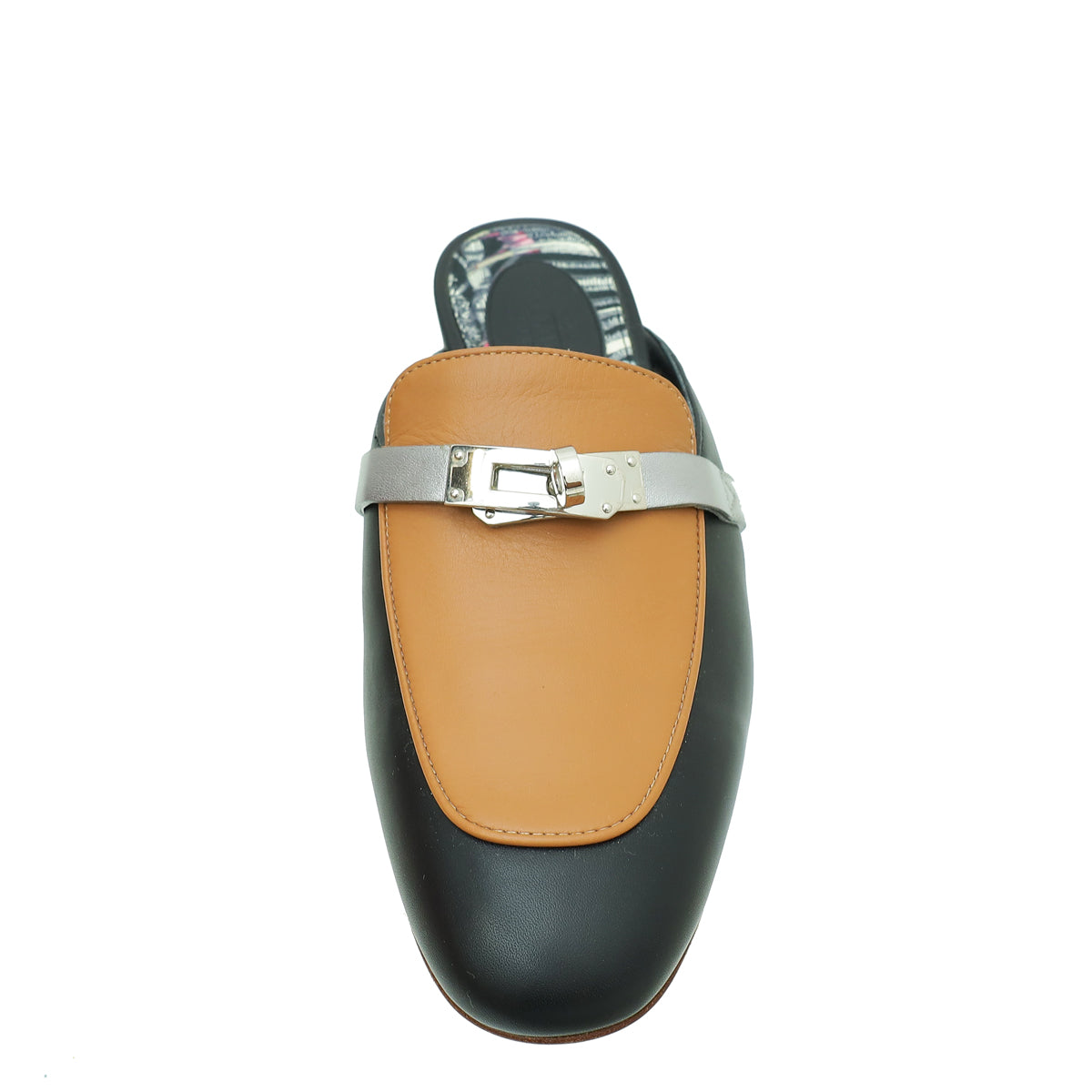 Hermes Tricolor Oz Nappa Mules 36.5