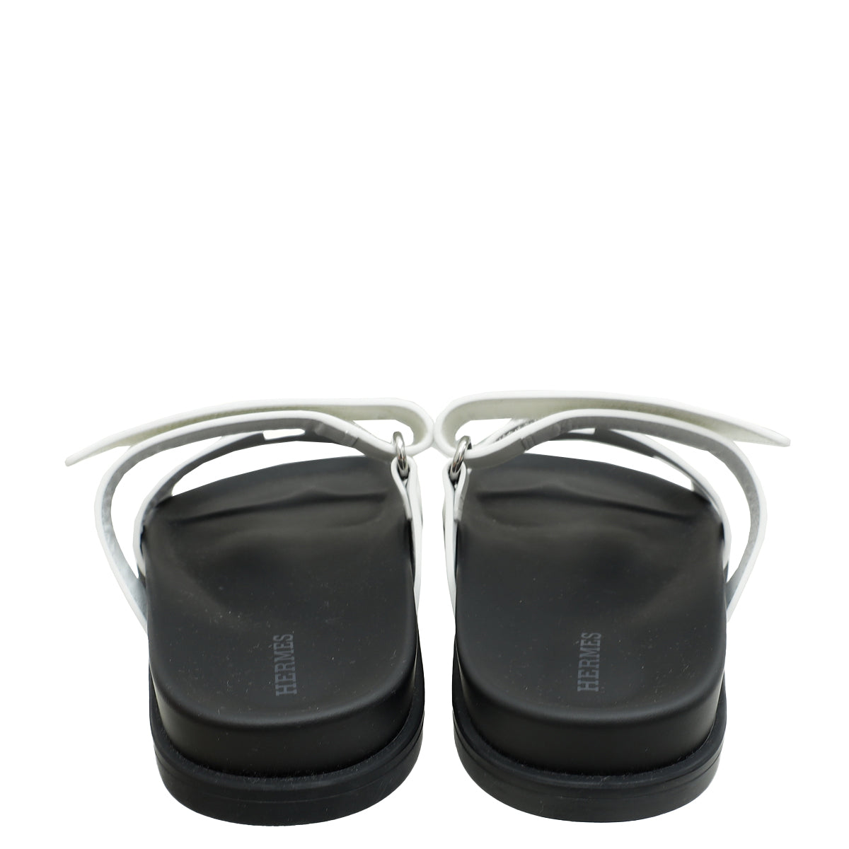 Hermes Blanc Chypre Sandals 36