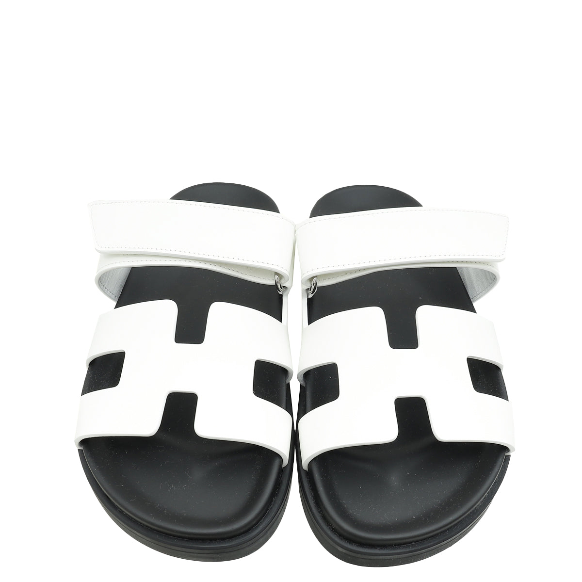 Hermes Blanc Chypre Sandals 36