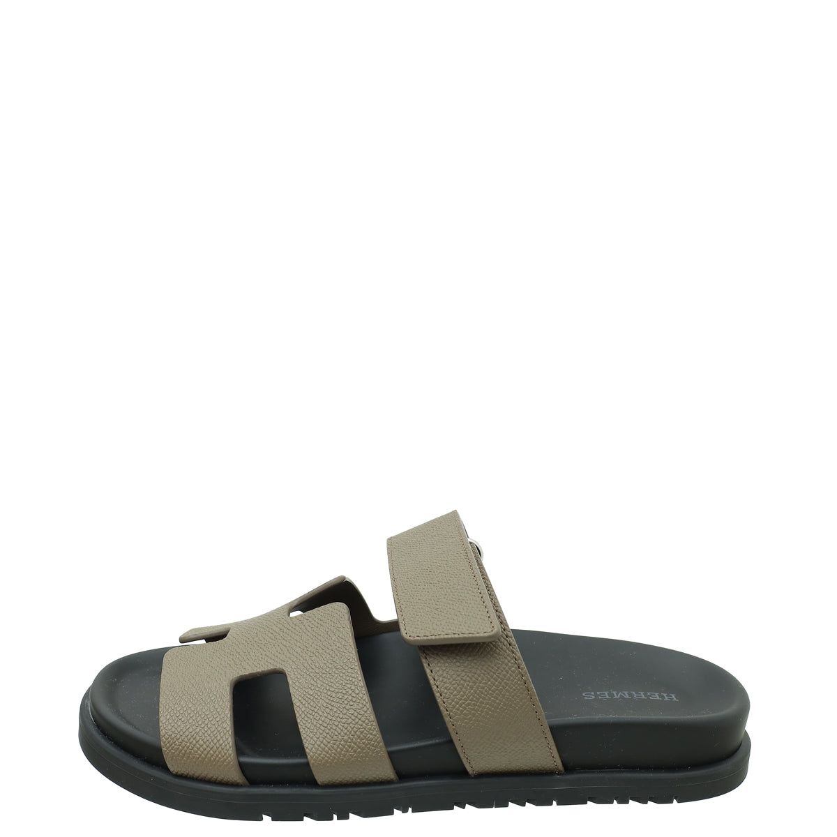 Hermes Etoupe Chypre Sandals 36