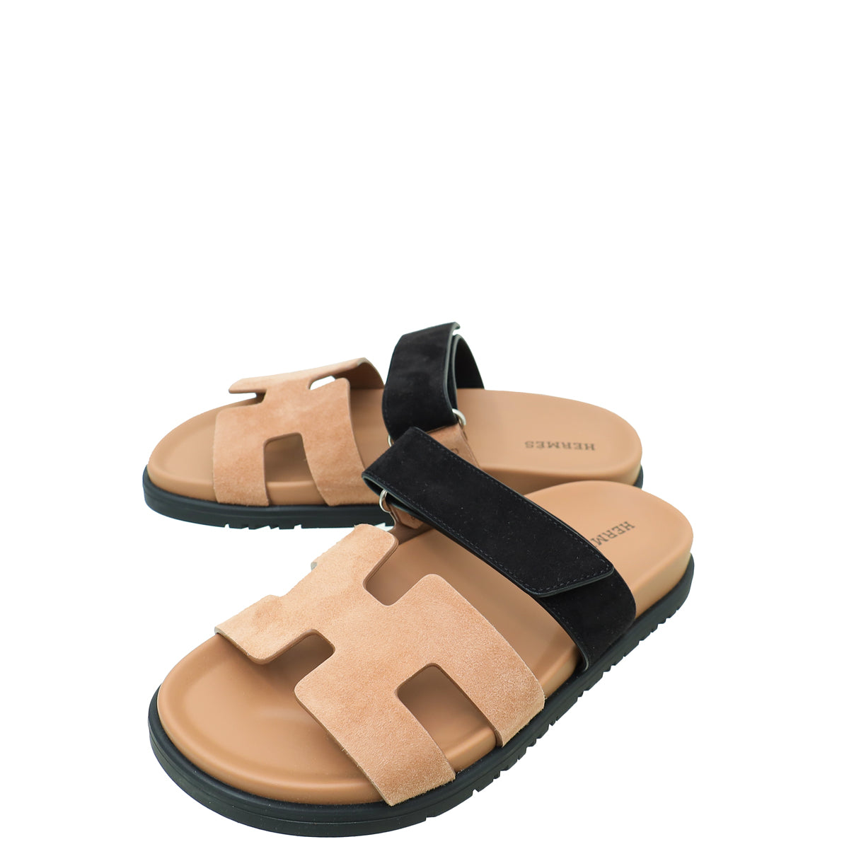 Hermes Bicolor Chypre Goatskin Sandal 36