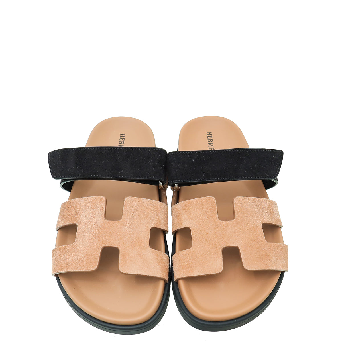 Hermes Bicolor Chypre Goatskin Sandal 36