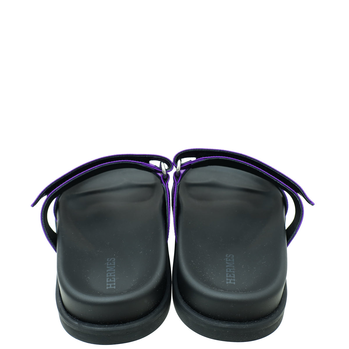 Hermes Purple Satin Chypre Sandal 36