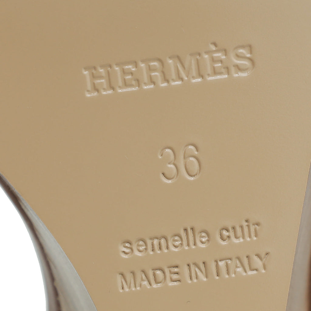Hermes Gold Legend Sandal 36