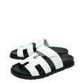 Hermes Blanc Chypre Sandals 36