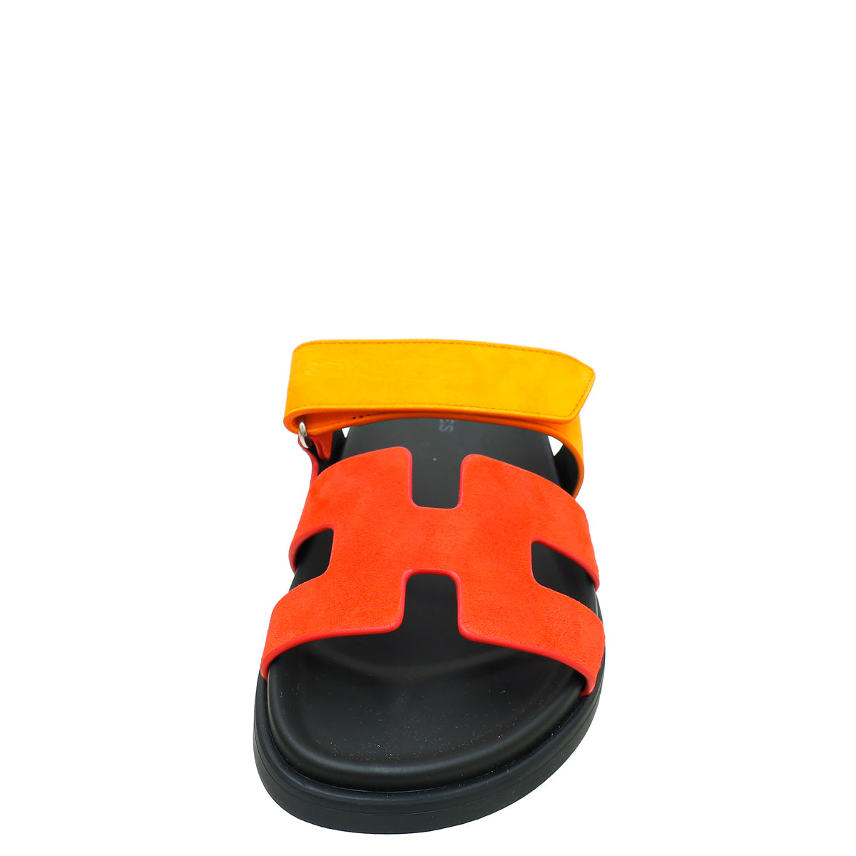 Hermes Bicolor Suede Chypre Sandal 36