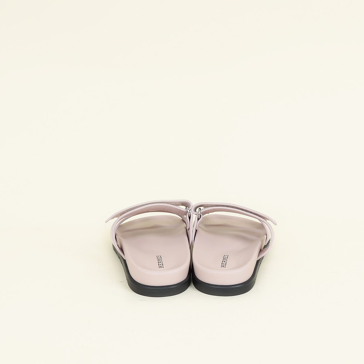 Hermes Rose Porcelaine Chypre Sandals 36