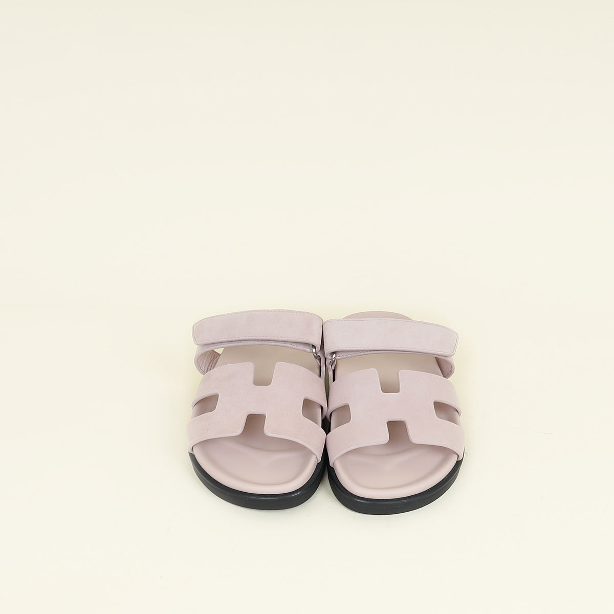 Hermes Rose Porcelaine Chypre Sandals 36