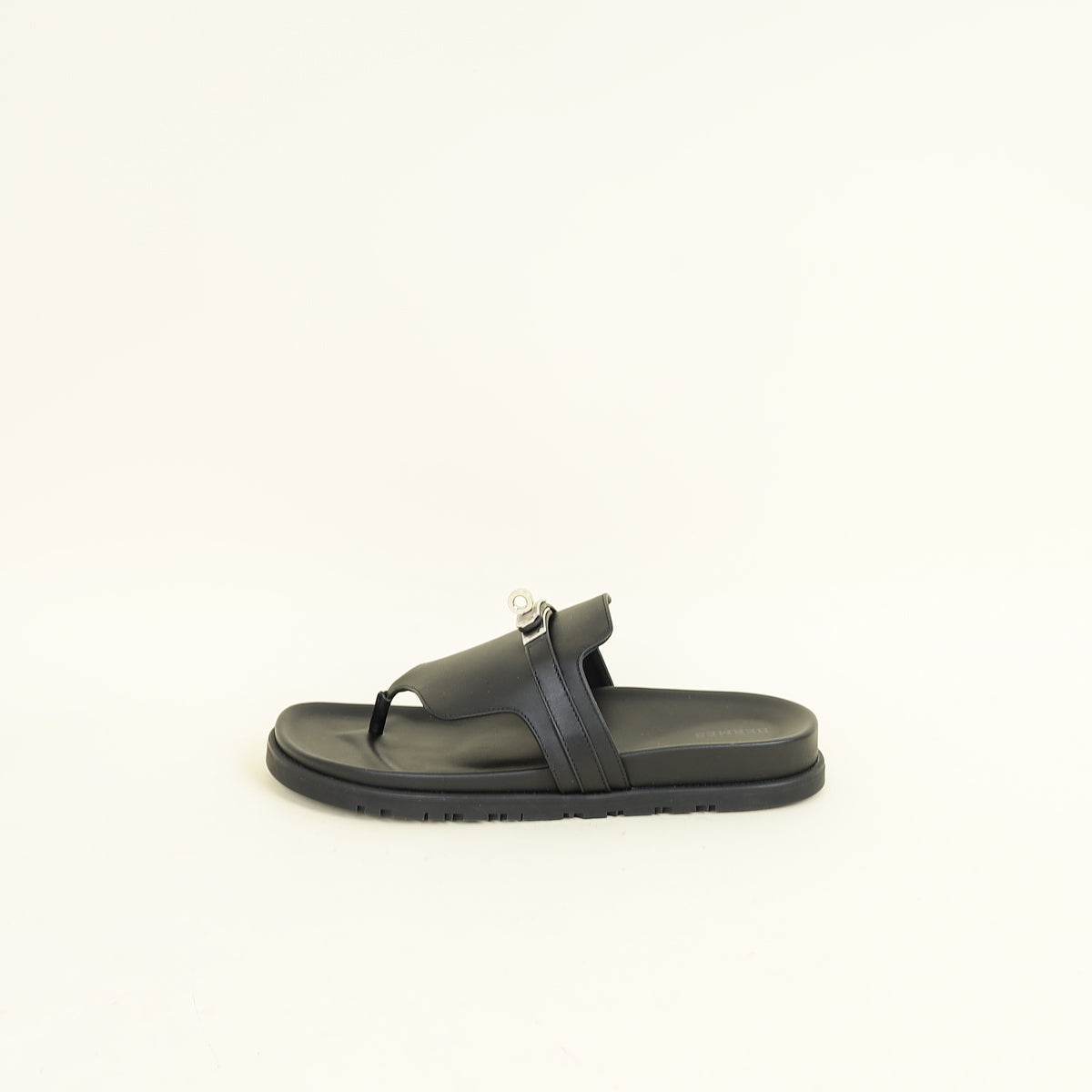 Hermes Noir Empire Sandal 37.5