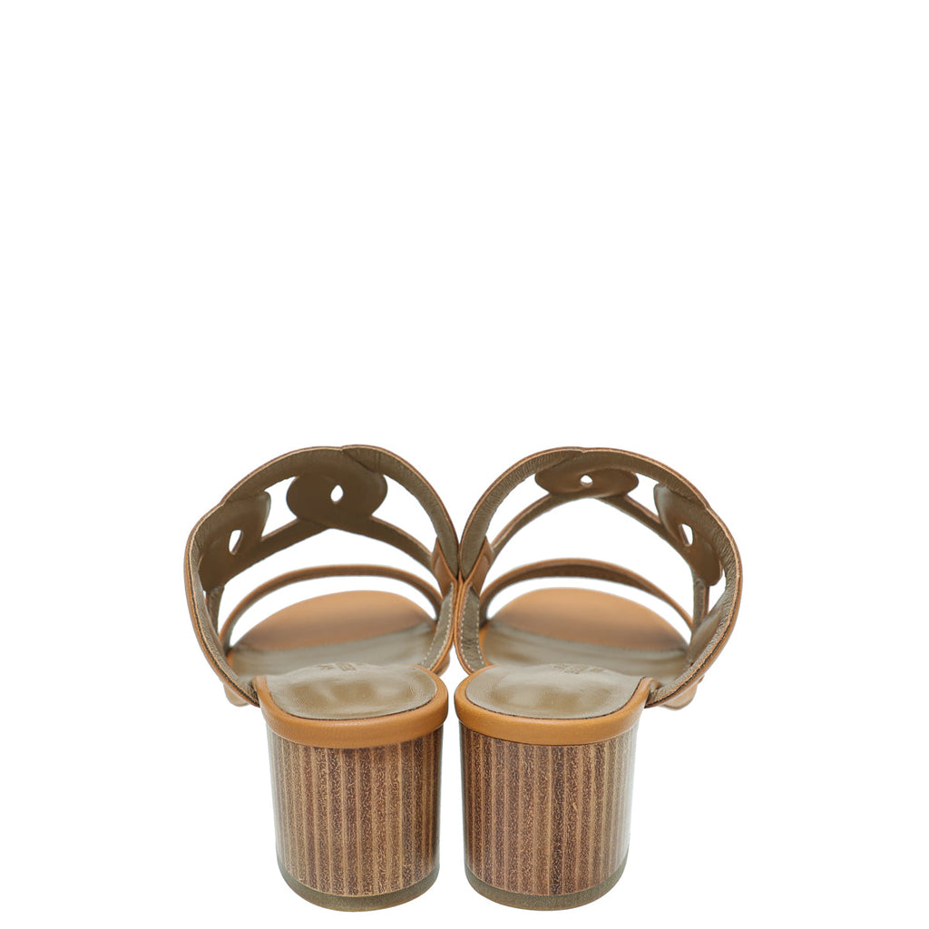 Hermes Naturel Bikini Sandal 37.5