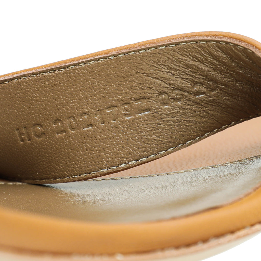 Hermes Naturel Bikini Sandal 37.5