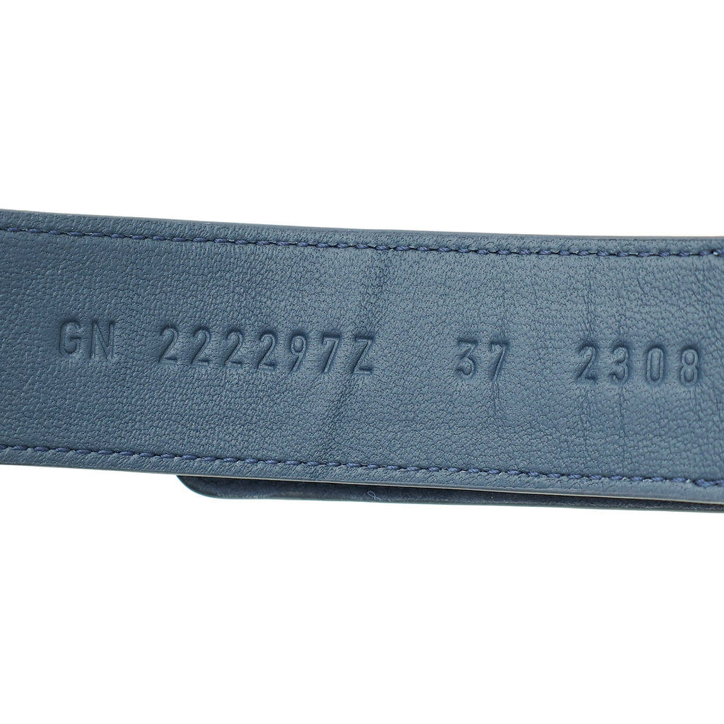 Hermes Bleu Celeste Chypre Goatskin Sandal 37