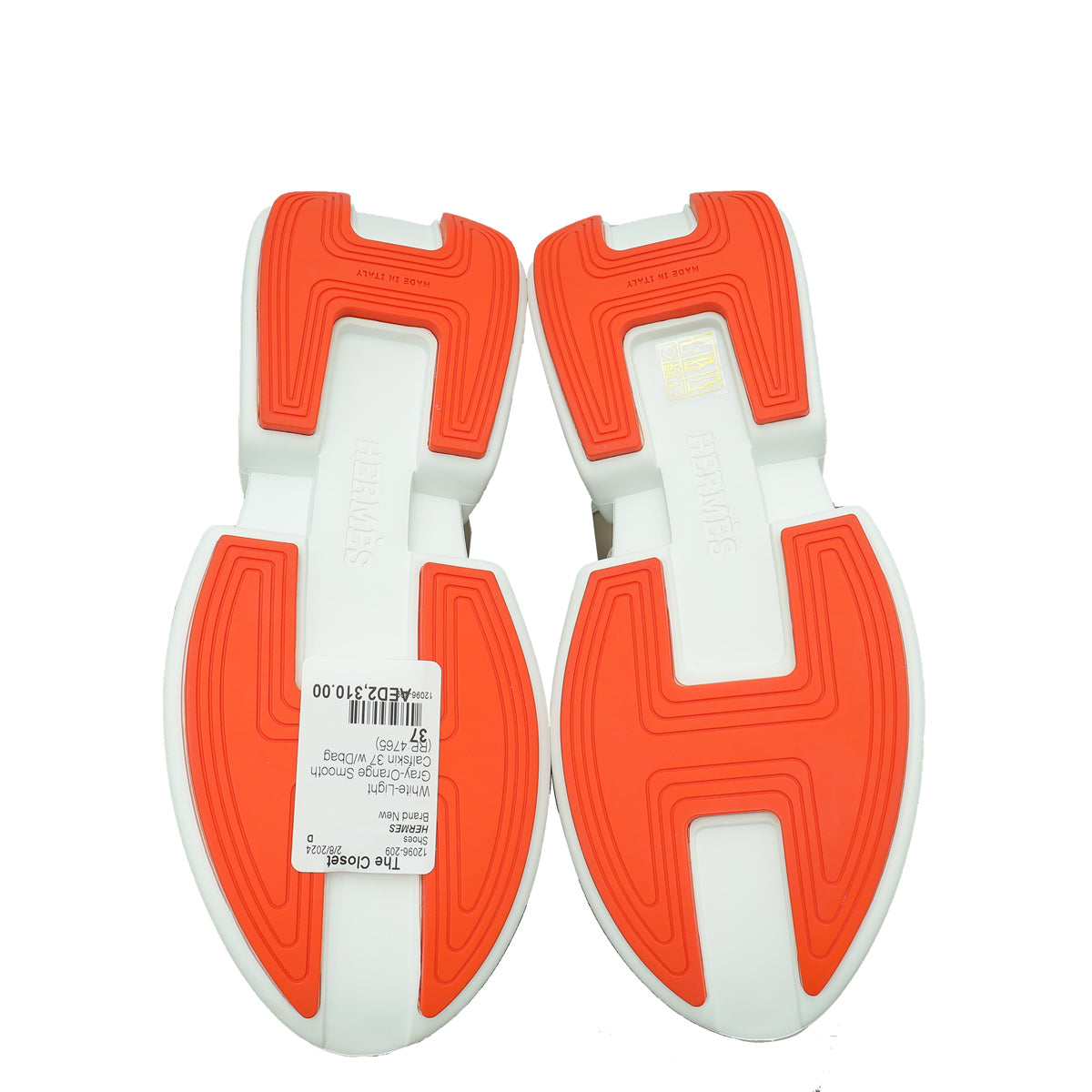 Hermes Tricolor Giga Sneaker 37