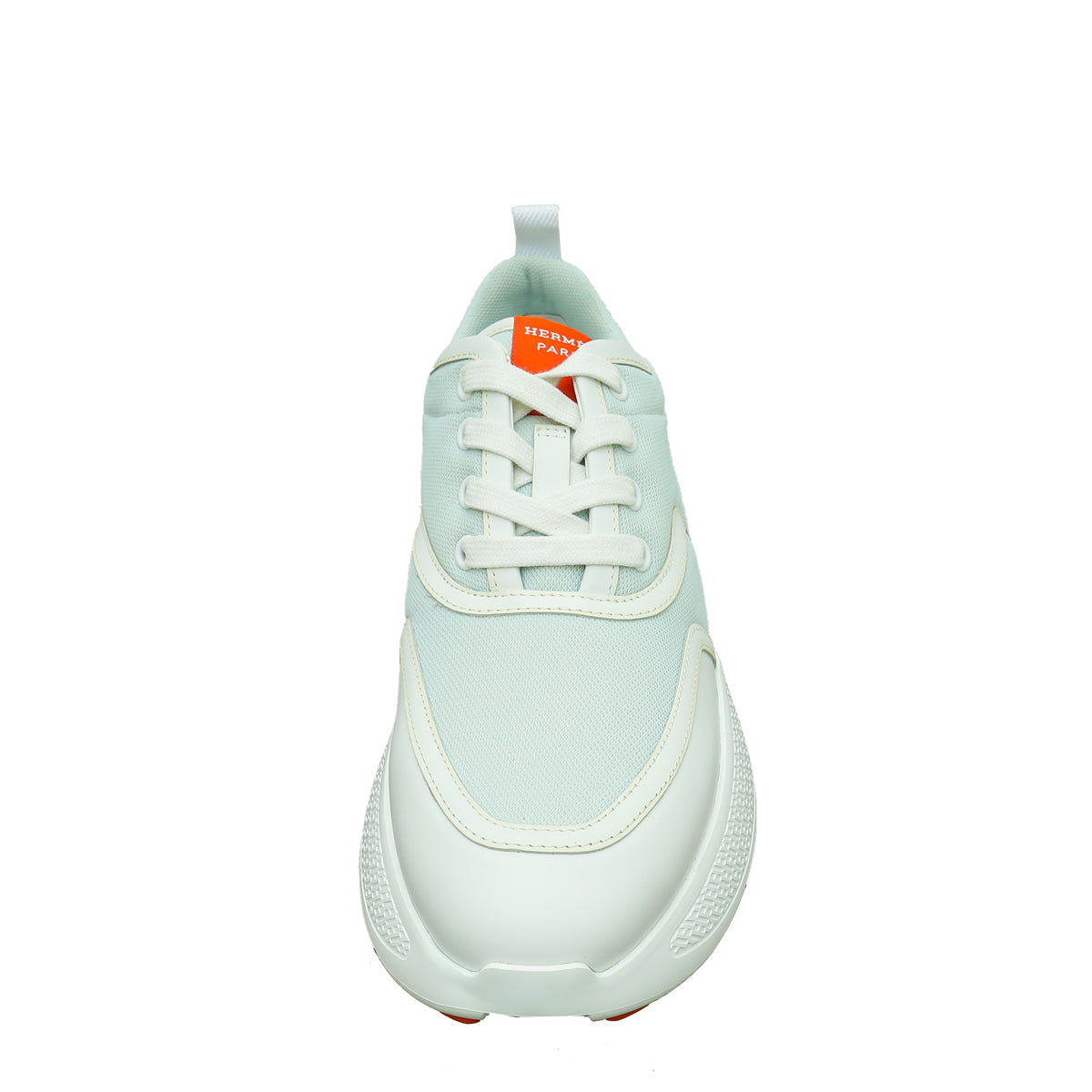 Hermes Tricolor Mesh Pique and Calfskin Giga Sneaker 37